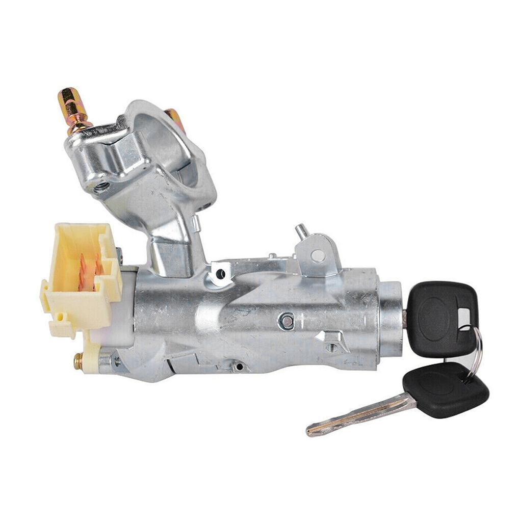 Durable Car Ignition Key and Lock Cylinder Door Lock Cylinder Set with 2 Keys Replace Compatible for 45020-12-11 1998-02