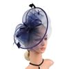 Retros Feather Mesh Hair Clip Handmade Elegant Hair Accessory For Women Wedding Party Retros Style Lightweight Decoration