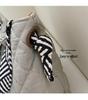 Damen Argyle Baumwollgepolsterte Tragetasche — Große Kapazität Herbst/Winter Schultertasche