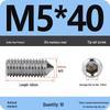 304 Stainless Steel Internal Hex Set Screw | Headless Grub Screw M2-M16