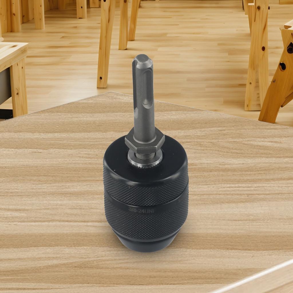 Adapter Drill Chuck 0.8-10 Mm 2Pcs Black Drill Chuck