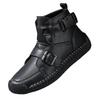 Leather shoes high-top handmade Martin boots retro spring and summer casual short boots