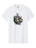 Skeleton-Reading Mens Graphic Tee,100% Cotton,Casual Summer Wear