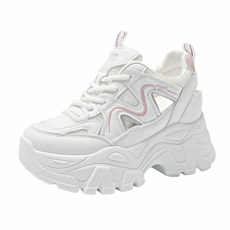 Designer Originalität Hollow Damen Sportsandalen Sommer Mesh Atmungsaktiv Plateau Lässige Sneaker Mode Komfort Laufschuhe