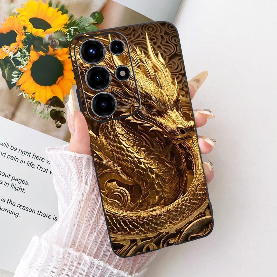 For Itel S26 Ultra 2026 Cool Dragon Tiger Pattern Phone Case For Itel Super 26 Ultra 26Ultra Black Silicone Soft Cases