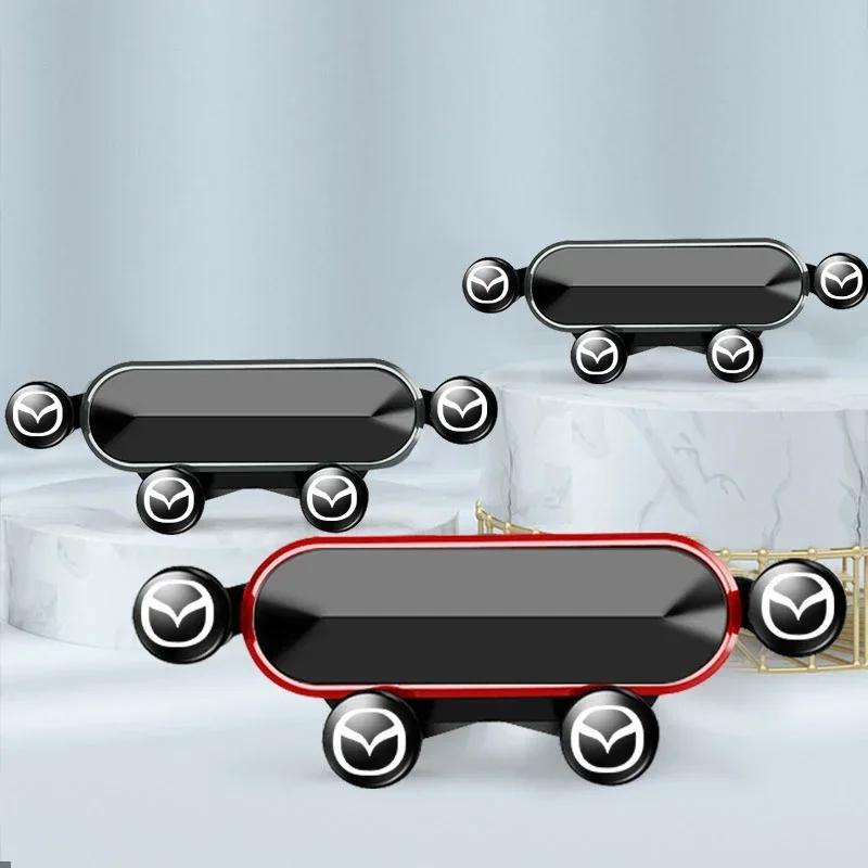 Pour Mazda Alexa CX30 CX-4 CX5 CX-5 CX8 CX-8 CX-30 CX9 CX-9 Support de téléphone pour voiture Clip d'aération Support pour smartphone Support de support à gravité