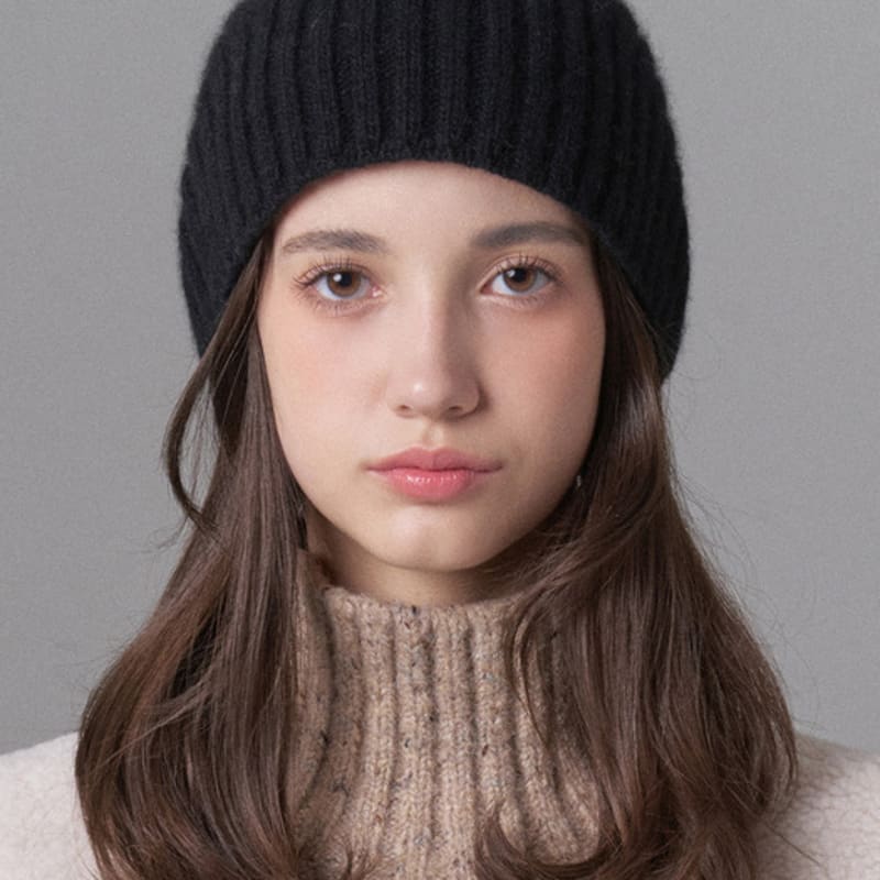 WHITE SANDS Hooded Knit Earmuff Beanie Alberta (6 Colors)