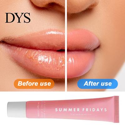 Lip Balm with Natural Ingredients Summer Butter Vegan Waxes Soften Lips Subtle Shine Moisturize Soothe Hydration Buttery Sheer Tinted Color