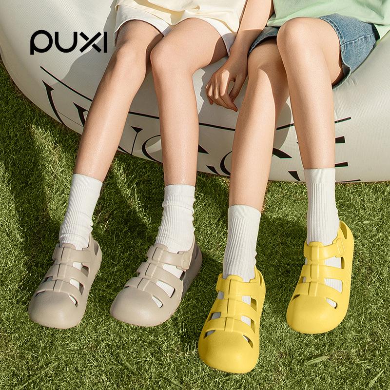 Puxi Liang Influencer Style: Summer Elastic Non-Slip Closed-Toe Roman Sandals