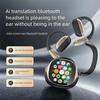 KI Sprachübersetzer Ohrhörer Echtzeit Übersetzen Kopfhörer LCD Touchscreen Übersetzer Bluetooth 5.4 Kopfhörer 134 Sprachen Akzente für Android iOS