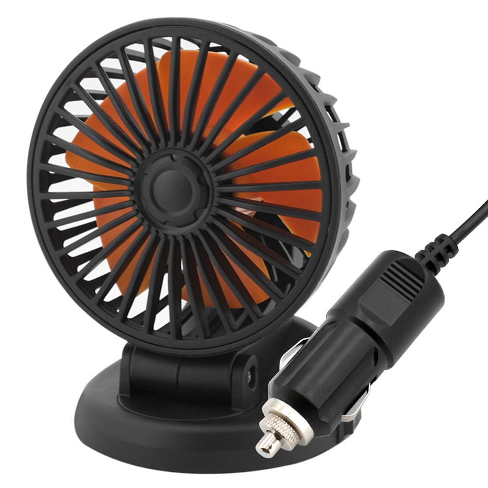 Mini Vehicle Cooling Device Adjustable 5/12/24V Car Radiator Fan 2 Speed Automobile Vehicle Accessories