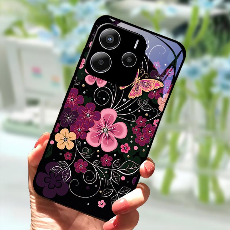 Coque For Redmi Note14 Glass Case 14 Pro 4G 5G New Popular Tempered Glass  Phone Cover For Redmi Note 14 Pro+ 5G Protector Cases