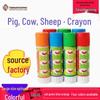 Livestock Identification Crayon for Pigs, Sheep, Cattle - Farm Animal Marker Pen for Husbandry Notes and Marking