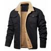 Men's Autumn and Winter Plus Velvet Jacket Cotton Workwear Casual Men's Top Coat
