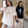 Sailor Moon Theater Cosmos Usagi Tsukino Cartoon Anime Print Shortsleeved Loose Trendy Tshirt Soft Comfortable Cotton