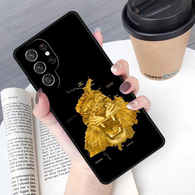 Punjab Map Phone Case Cover For Samsung Galaxy S24 S25 Ultra S21 S22 Ultra S10E Note 10 Plus Note 20 FE S23