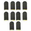 10PCS Finger Sleeves for Gaming Nylon Breathable Anti Sweat Touchscreen Thumb Sleeve Gaming Gloves for Mobile Phone
