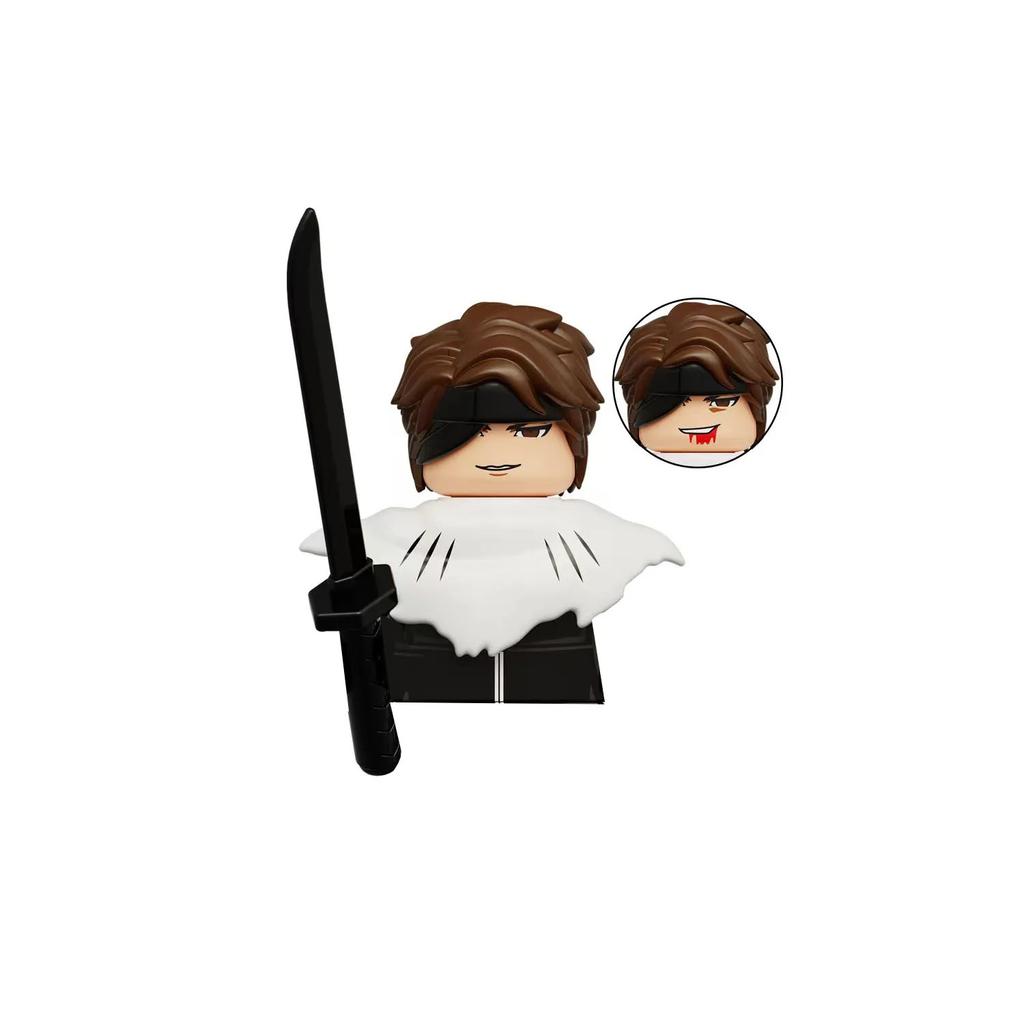 Mini Anime Figures Building Blocks Kurosaki Ichigo Ulquiorra Cifer Multiple Weapon Accessories Toys Gifts