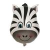 25Inch Cartoon Animal Head Aluminum Film Balloon Baby Birthday Party Decor Lion Tiger Cow Elephant Inflatable Helium Ballon Toy