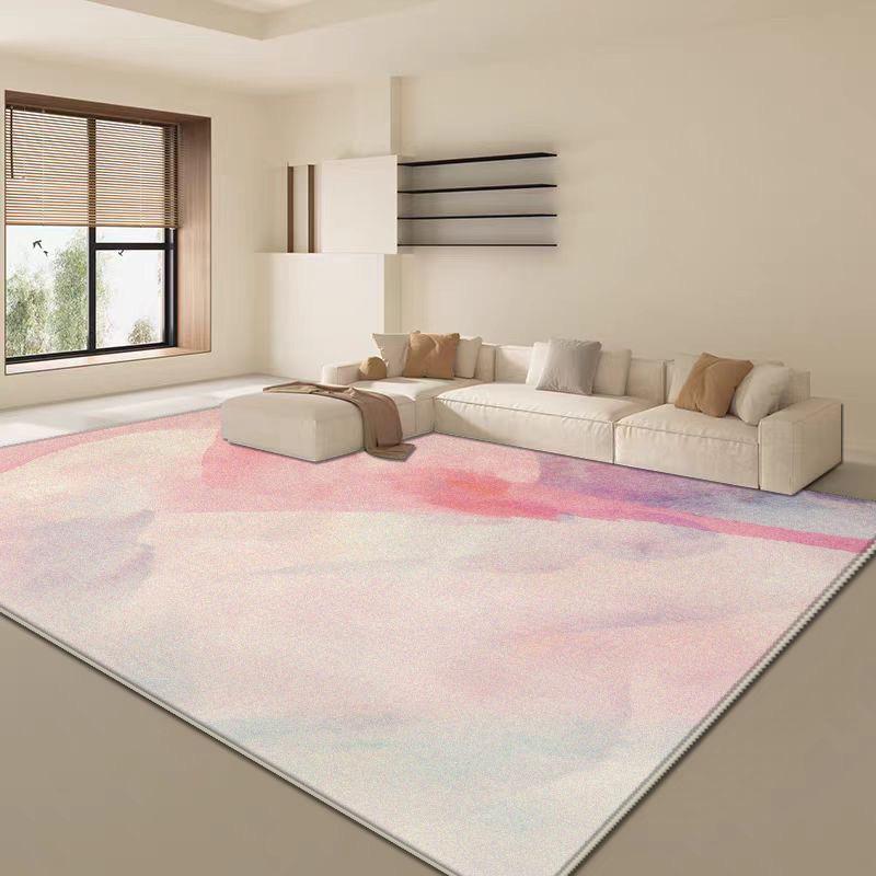 Soft Fluffy Pink Abstract Carpet Living Room Sofa Table Large Area Rugs Bedroom Decoration Lounge Cloakroom Anti-slip Floor Mats