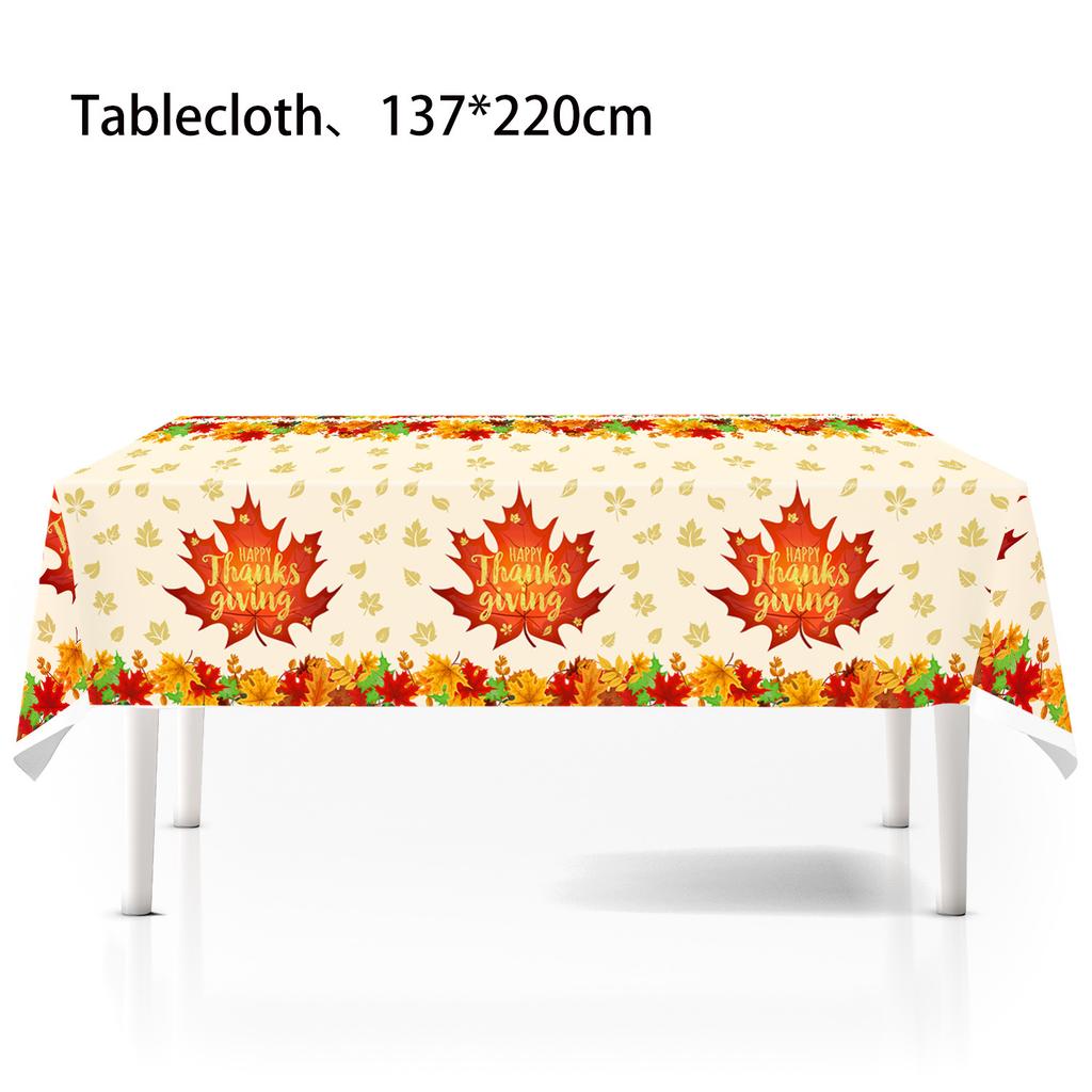 Thanksgiving Themed Party Supplies Birthday Decorations Party Arrangements Props Paper Plates Paper Cups Tablecloths Paper Towels