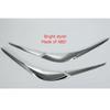 ABS Chrome Rear Tail Bumper Fog Lamp Light Eyebrows Decoration Strips Cover Trim For Mazda CX-5 CX5 2017 -  Accessories