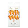 WM-12ai Marsh Orange Gradient Wearable False Nail Art Stickers