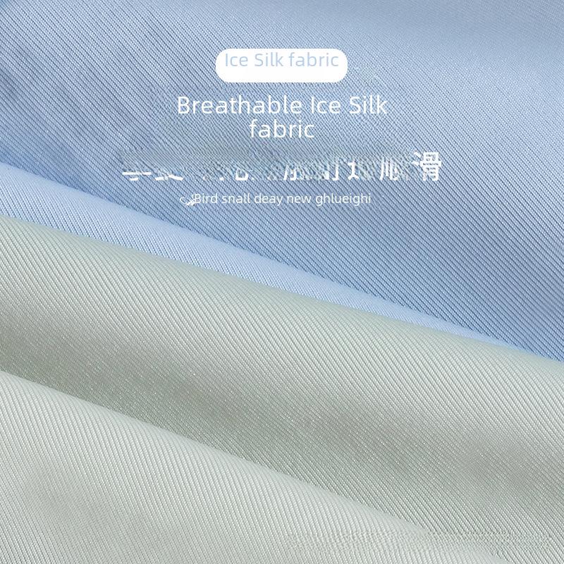 Japanese Style Mid-Waist Ice Silk Lace-Edge Women's Underwear - Antibacterial Cotton Crotch, Comfortable, Breathable, Thin Briefs