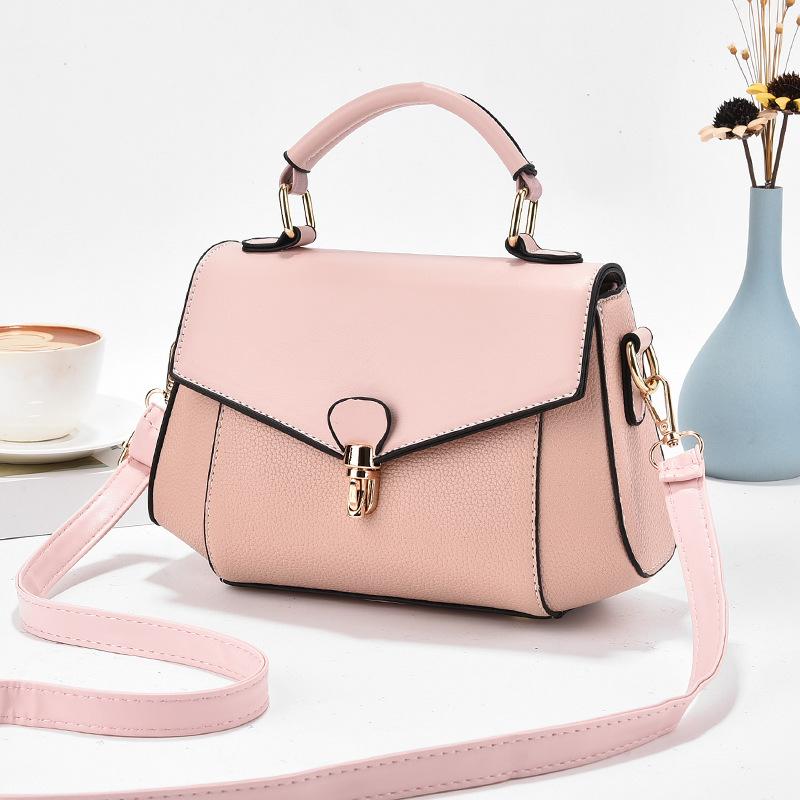 Pu small square bag women's 2025 new bag high-end sense versatile shoulder messenger bag fashionable women's small bag women's bag tide