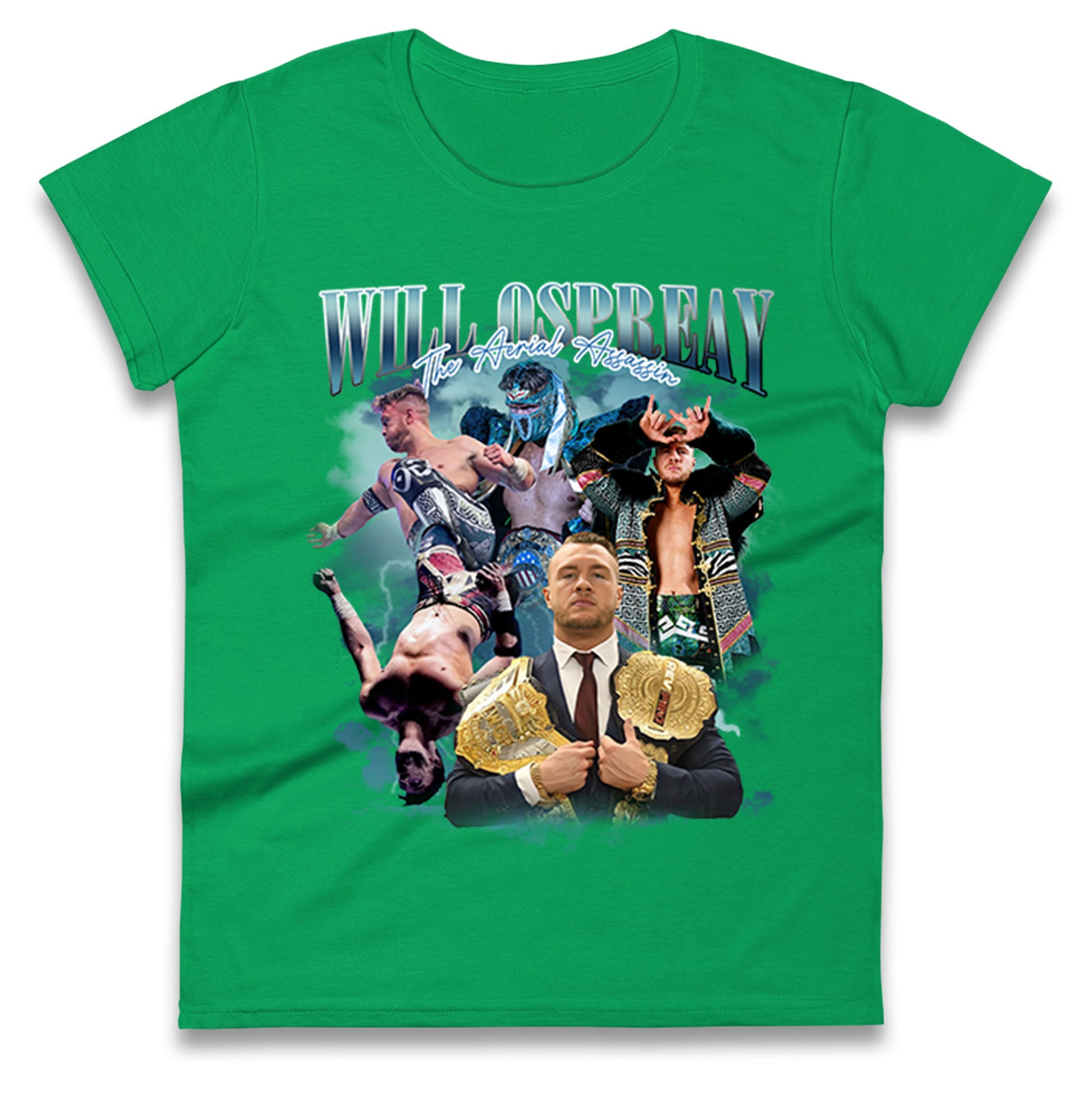 Will Ospreay The Aerial Assassin Wrestling Womens T Shirt Mens Tops Tees Unisex S