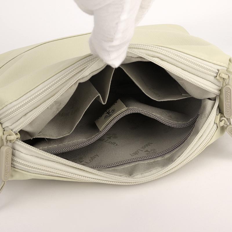 Nylon Bag Women Crossbody Bag Mother Bag Multi-Layer Shoulder Bag