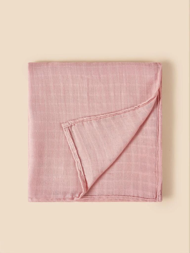 Baby Swaddle Bamboo Cotton Blanket Wrap Gauze Feeding Scraf Burp Cloths Bath Towel Baby Swaddle Small Size Solid Color BabyStuff