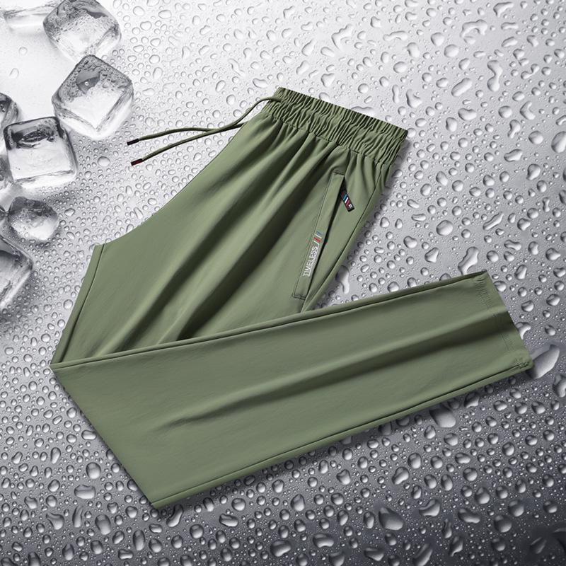 Pantaloni Traspiranti in Seta di Ghiaccio ad Asciugatura Rapida per Coppie - Pantaloni Lunghi Sportivi Leggeri da Uomo e Donna, Disponibili in Taglie Forti
