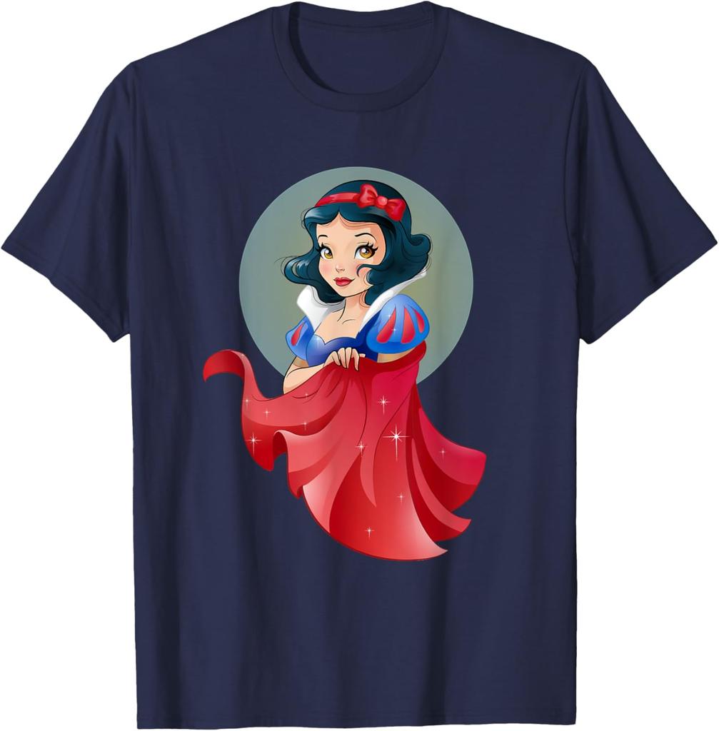 Heiße Mode Lässiges Unisex Schneewittchen Stilisiertes T-Shirt T-Shirt S-4XL Vier Jahreszeiten
