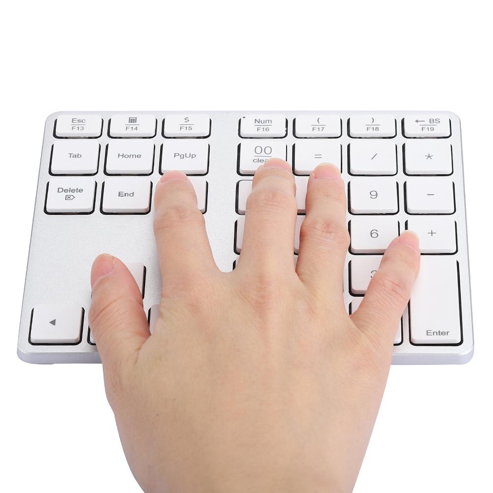Mini Numeric Keyboard for Bluetooth 3.0 Aluminum Alloy Built In Lithium Battery