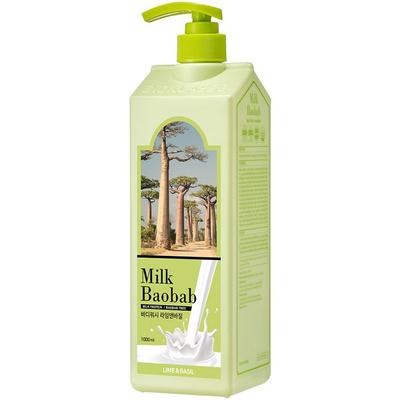 Milk Baobab Large Body Wash Lime & Bassy, ??1000ml, 1 Korean Cosmetics