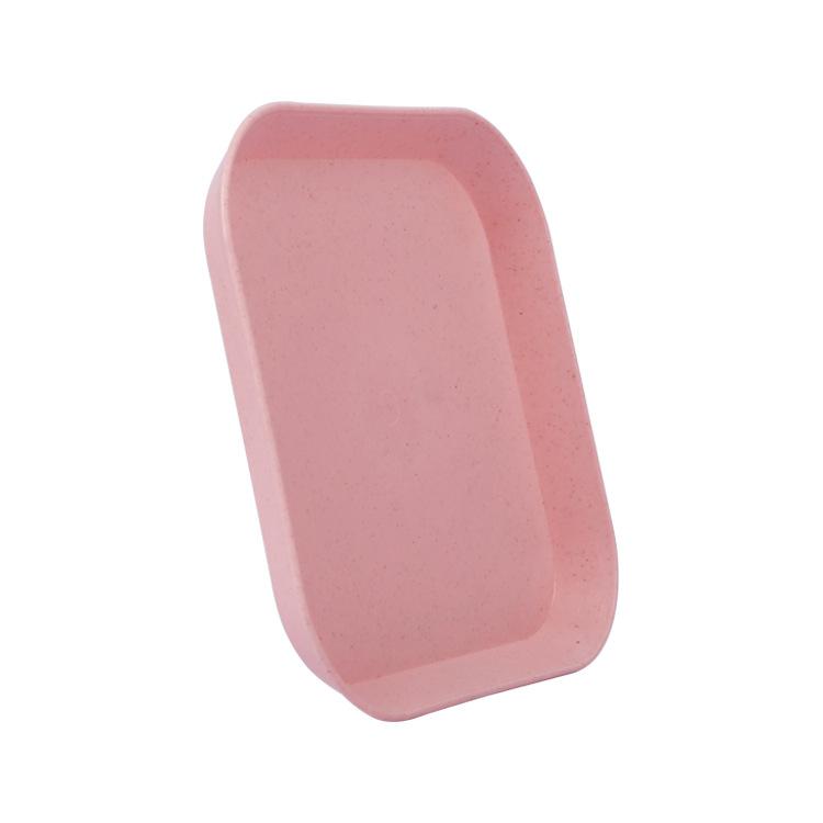 

Квадратный поднос для фруктов и закусок для дома, гостиницы и ресторана розовый