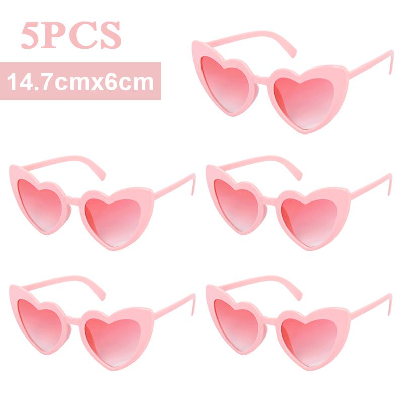Bachelorette Party Sunglasses Wedding Bridal Shower Decor Hen Party Supplies Bride To Be Bridesmaid Gift Heart Shaped Glasses