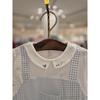 Chocola B Check Suspenders Romper  Ttomow01u 
