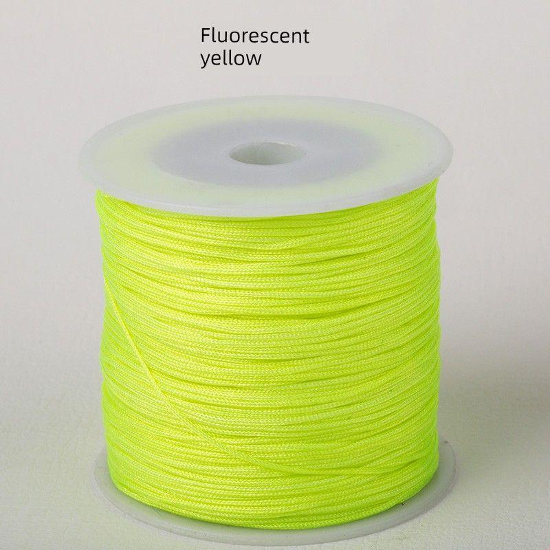 No. 72 Jade Thread 100 M Handmade Braided Rope Bracelet Red Rope Braid Rope Thread Carrying Strap String Jewelry Thread DIY Material