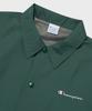 Champion Polyester Mesh Lined Coach Jacket Dark Green