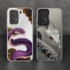 Fierce Snake Cool Soft Shell Phone Case for Samsung Galaxy A35 A73 A54 A71 A53 A52 A51 A56 A55 A26 A36 A72