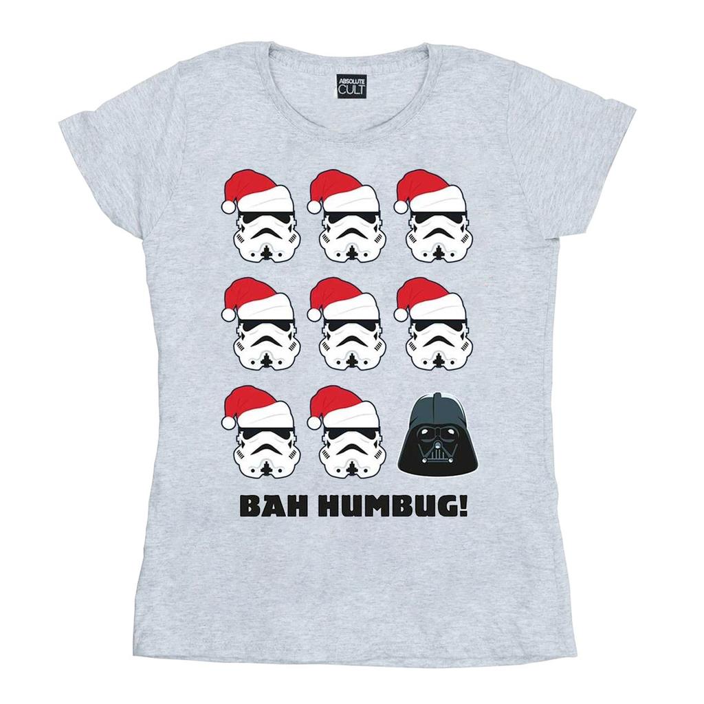 STAR WARS Womens/Ladies Christmas Humbug Cotton T-Shirt
