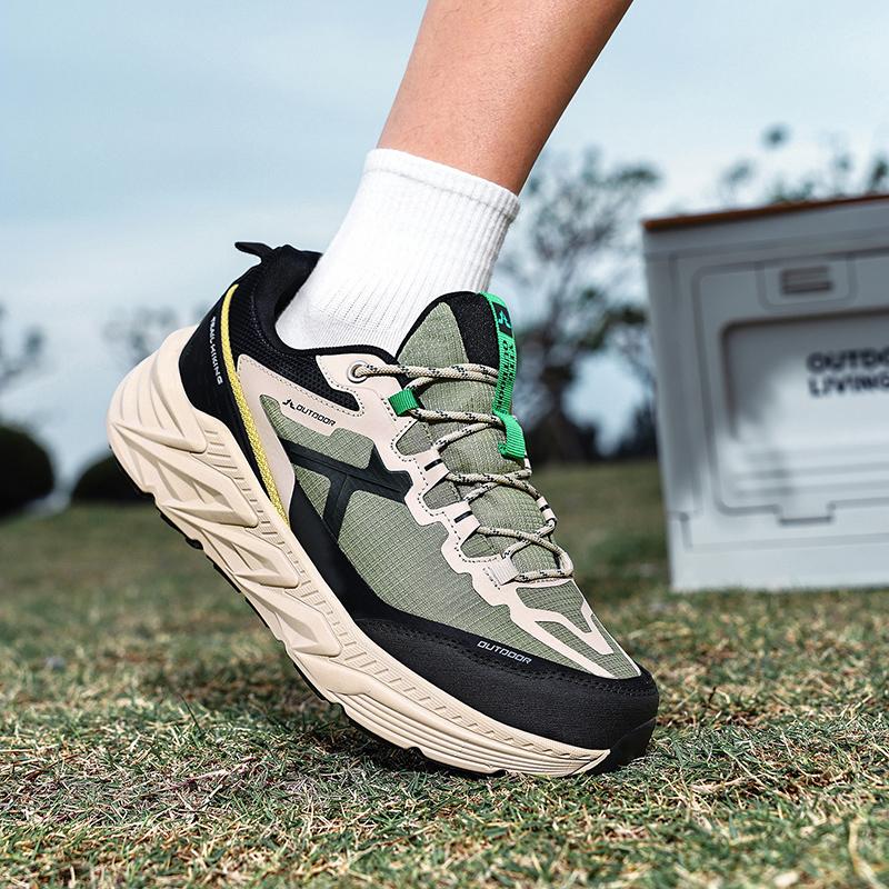 Outdoor Running Shoes Men Mesh Anti-slip Wear-resistant Casual Shoes Men Comfortable Lightweight Breathable Sports Shoes Men