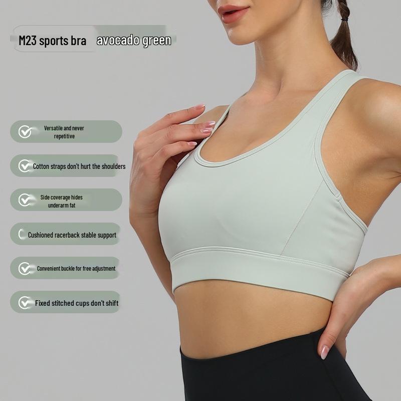 Xin Yu Shockproof Sports Bra for Women - Minimizes Large Bust Appearance, Perfect for Running, Yoga, and Fitness