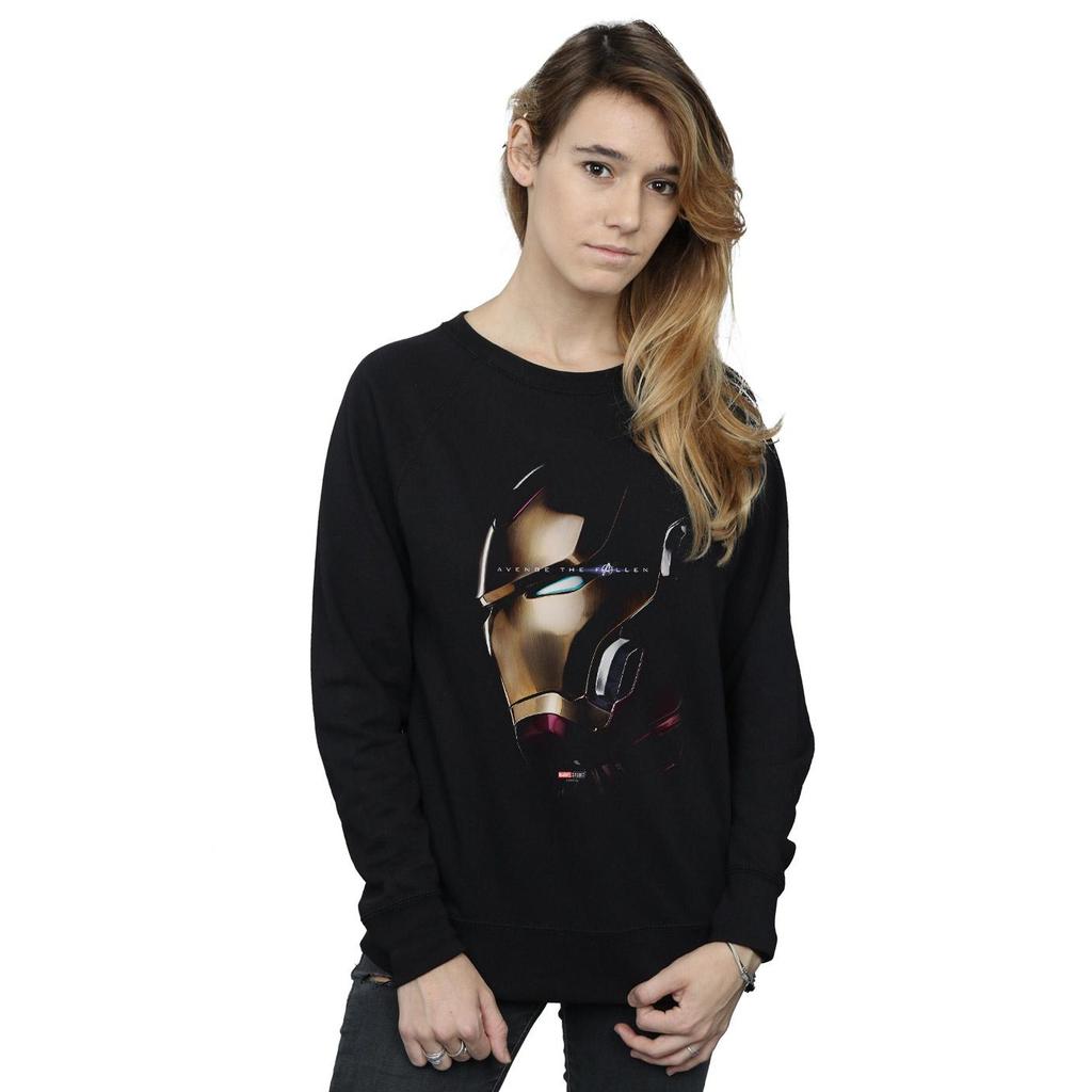 Marvel Womens/Ladies Avengers Endgame Avenge The Fallen Iron Man Sweatshirt