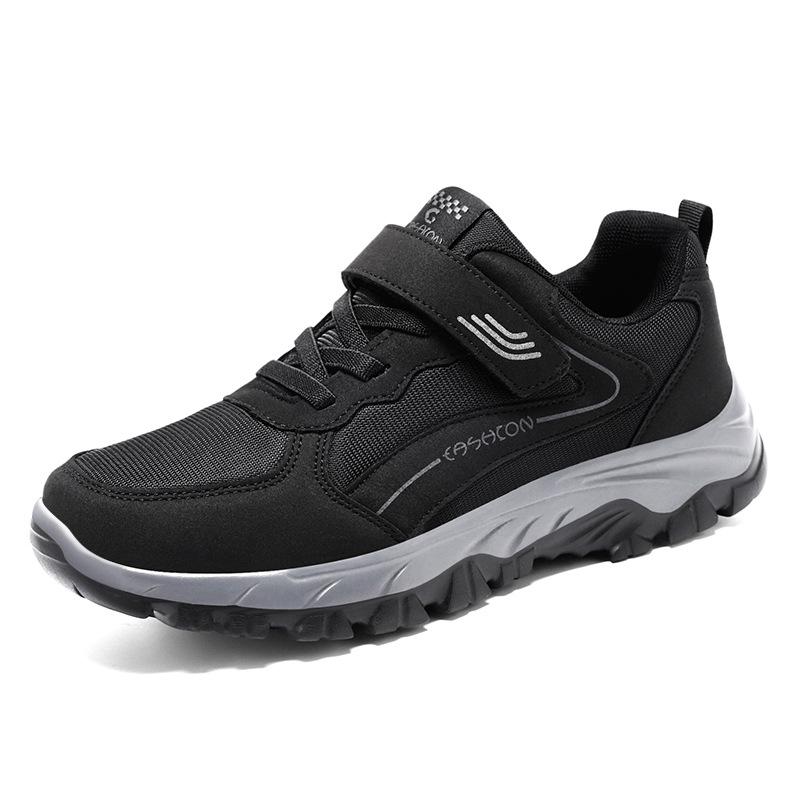 Scarpe da passeggio unisex con velcro Primavera 2026 per mezza età e anziani - Stile casual di coppia