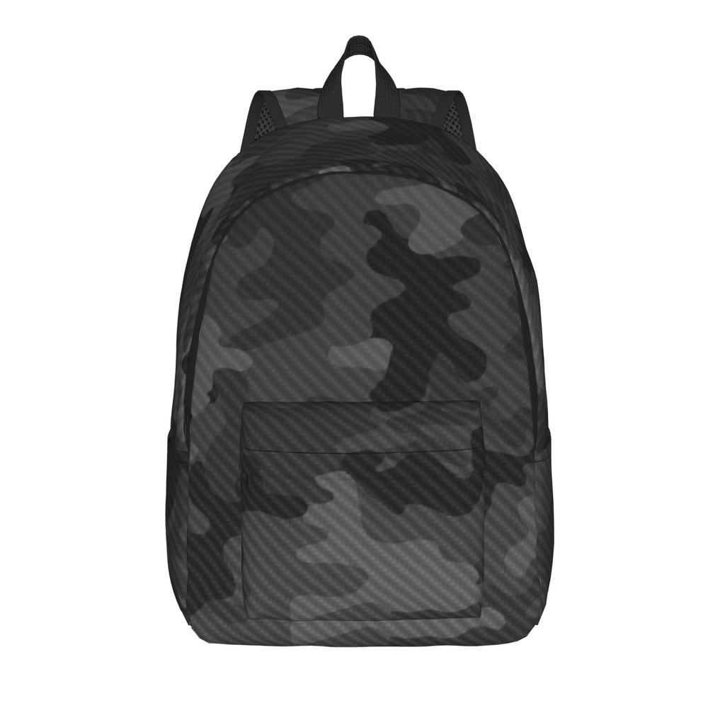 Purple Camouflage Pattern Fashion Backpack Outdoor Student Business Military Daypack for Men Women Laptop Computer Shoulder Bag