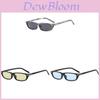Uv400 Rectangular Sunglasses For Men And Women With Pc Frame And Grey Ac Lenses For Outdoor Activities