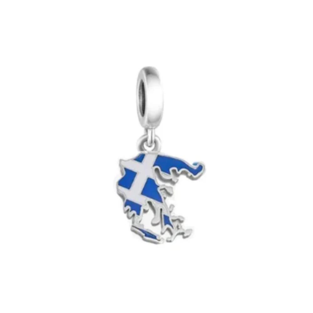 New S925 Silver Flag Balance Tower Charm Pendant for Bracelets Necklaces DIY Women Fine Jewelry Accessories